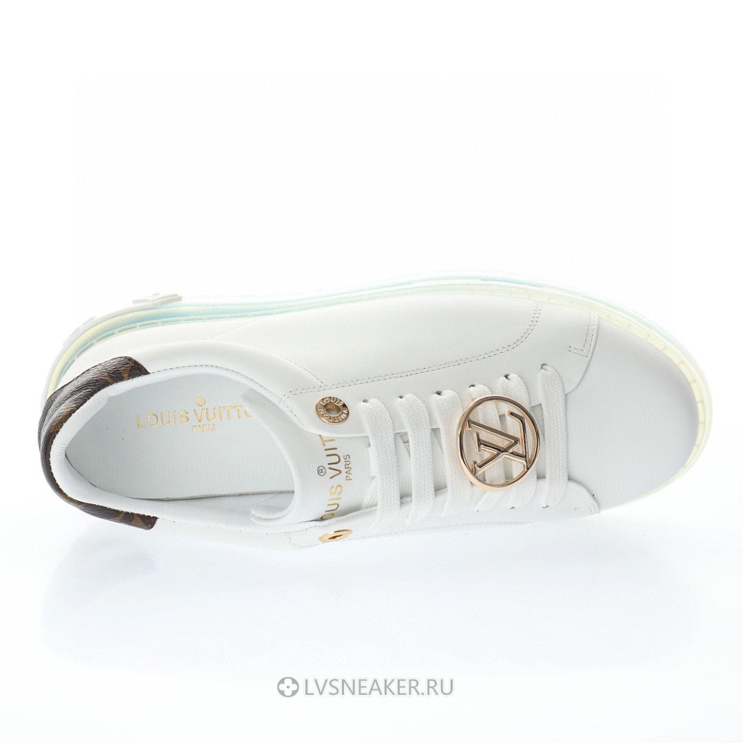 Louis Vuitton LV Time Out "White Blue" 1A8NG4 Sneakers