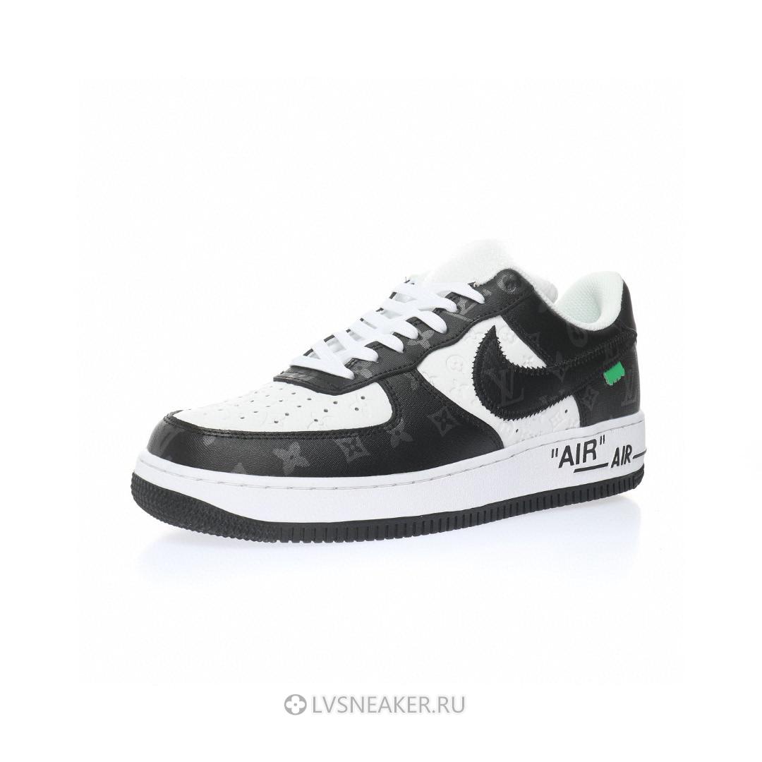 Louis Vuitton LV x Nike Air Force 1 Low By Virgil Abloh "White Black" 1A9V-BK51 Sneakers