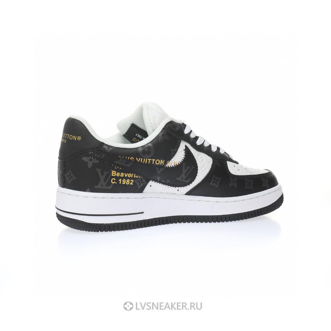 Louis Vuitton LV x Nike Air Force 1 Low By Virgil Abloh "White Black" 1A9V-BK51 Sneakers