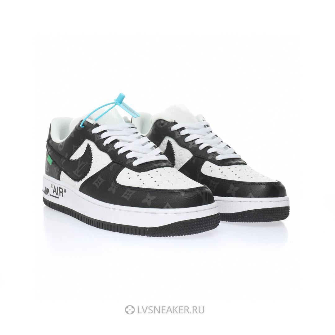 Louis Vuitton LV x Nike Air Force 1 Low By Virgil Abloh "White Black" 1A9V-BK51 Sneakers