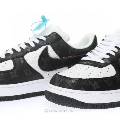 Louis Vuitton LV x Nike Air Force 1 Low By Virgil Abloh "White Black" 1A9V-BK51 Sneakers
