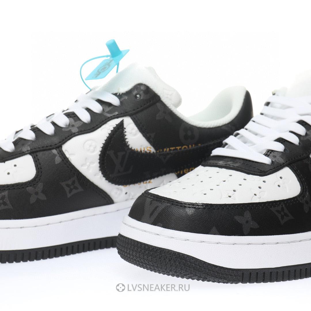 Louis Vuitton LV x Nike Air Force 1 Low By Virgil Abloh "White Black" 1A9V-BK51 Sneakers