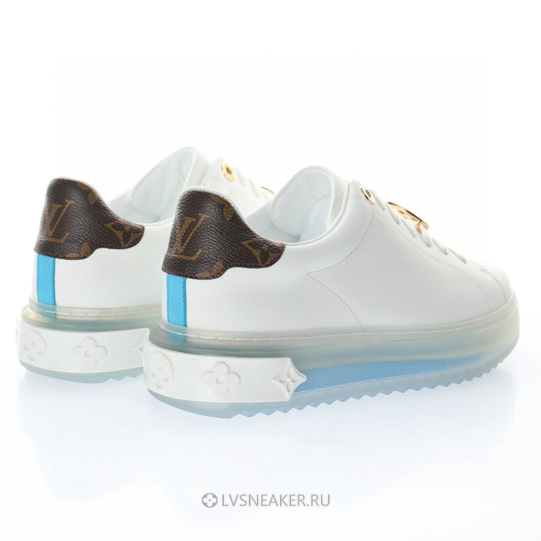 Louis Vuitton LV Time Out "White Blue" 1A8NG4 Sneakers