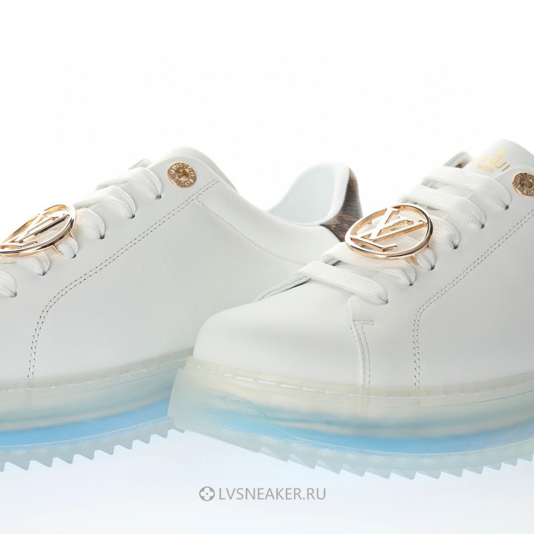 Louis Vuitton LV Time Out "White Blue" 1A8NG4 Sneakers