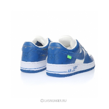 Louis Vuitton LV x Nike Air Force 1 Low By Virgil Abloh "White Team Royal" 1A9VAS Sneakers