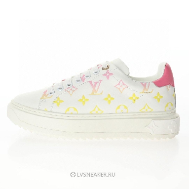 Louis Vuitton LV Time Out "White with Orange Ombre Monogram" 1A8SZG Sneakers