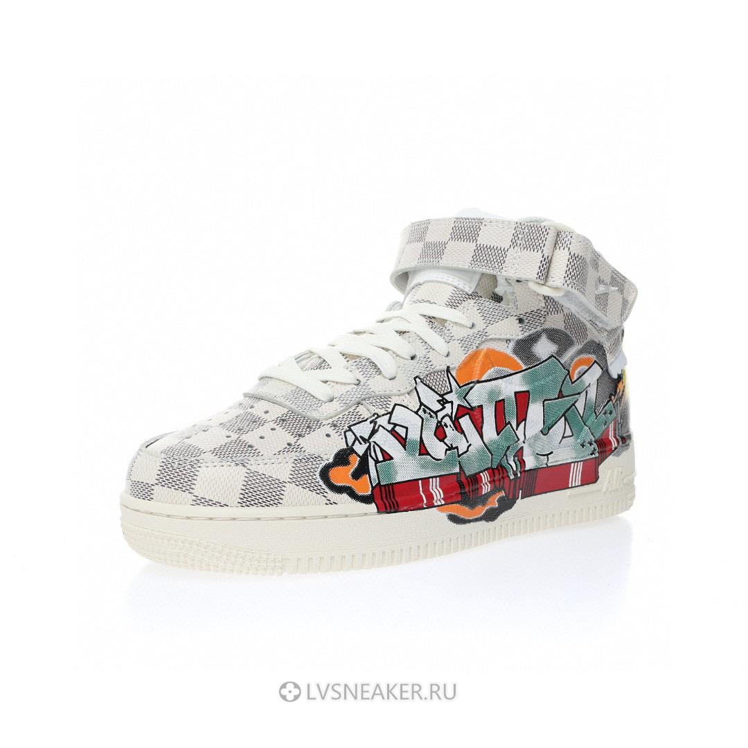 Louis Vuitton LV x Nike Air Force 1 Mid "Graffiti" 1A9VE6 Sneakers