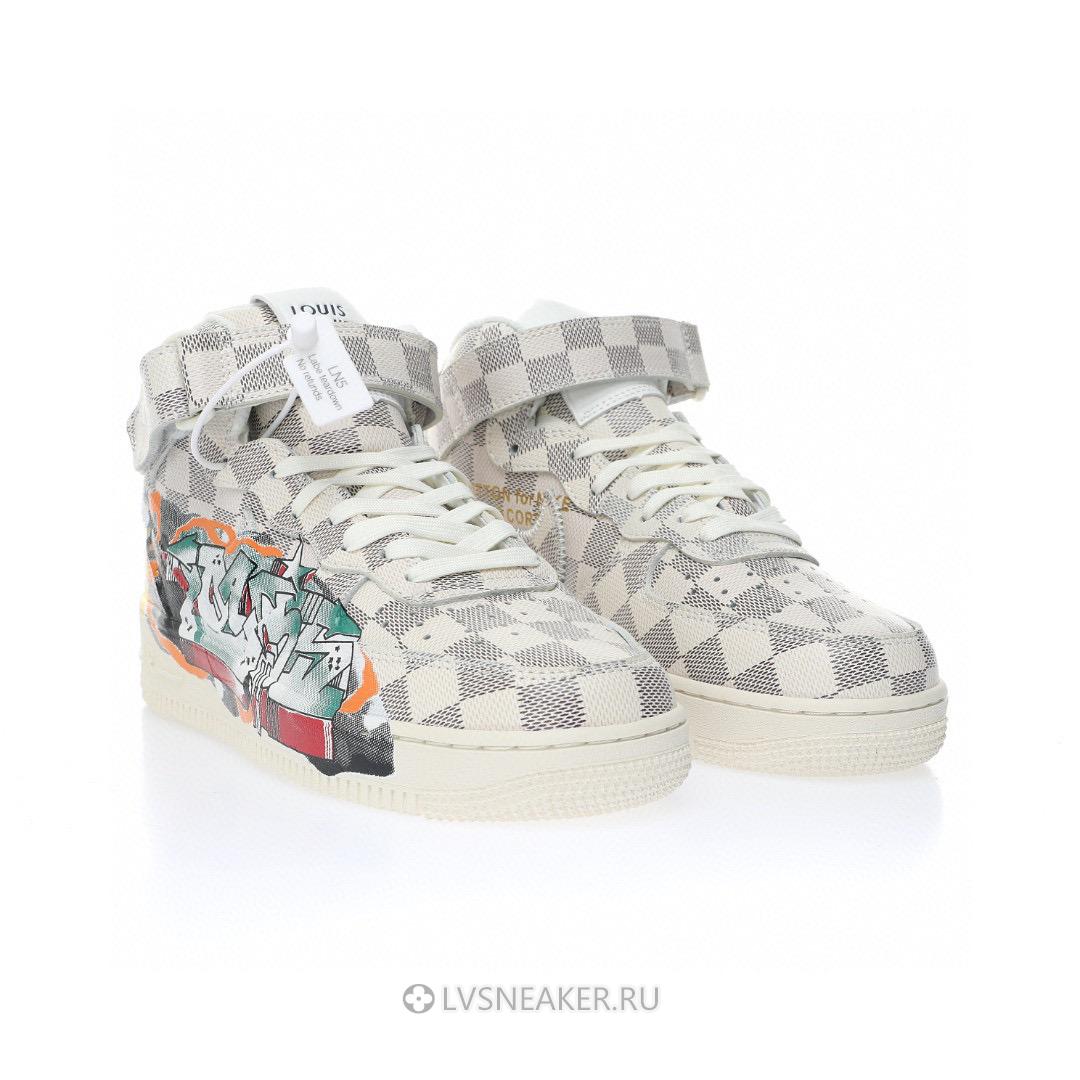 Louis Vuitton LV x Nike Air Force 1 Mid "Graffiti" 1A9VE6 Sneakers