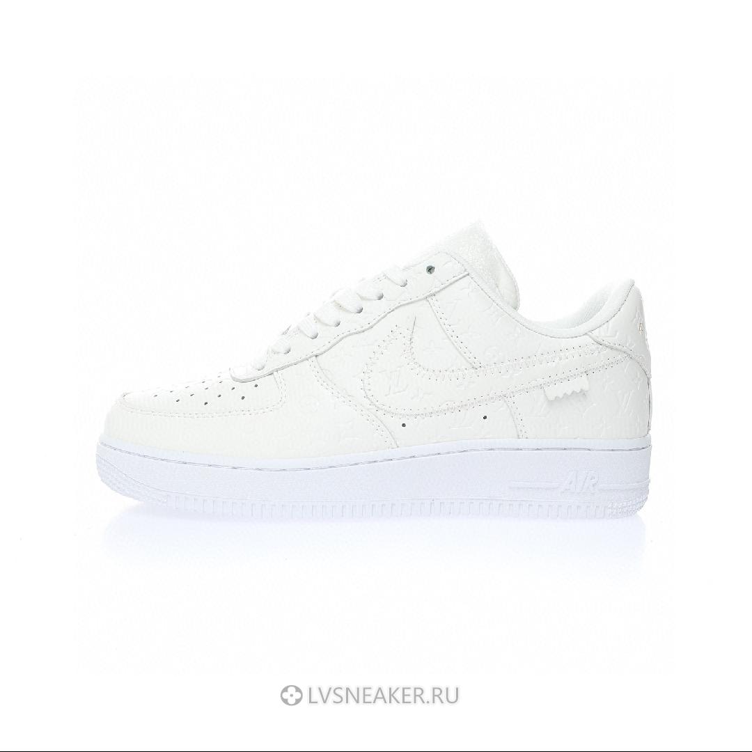 Louis Vuitton LV x Nike Air Force 1 Low "Triple White" 1A9V86 Sneakers
