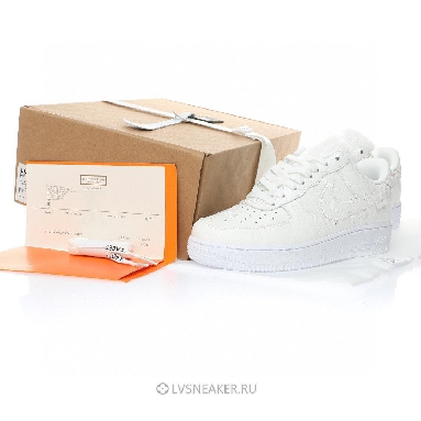 Louis Vuitton LV x Nike Air Force 1 Low "Triple White" 1A9V86 Sneakers