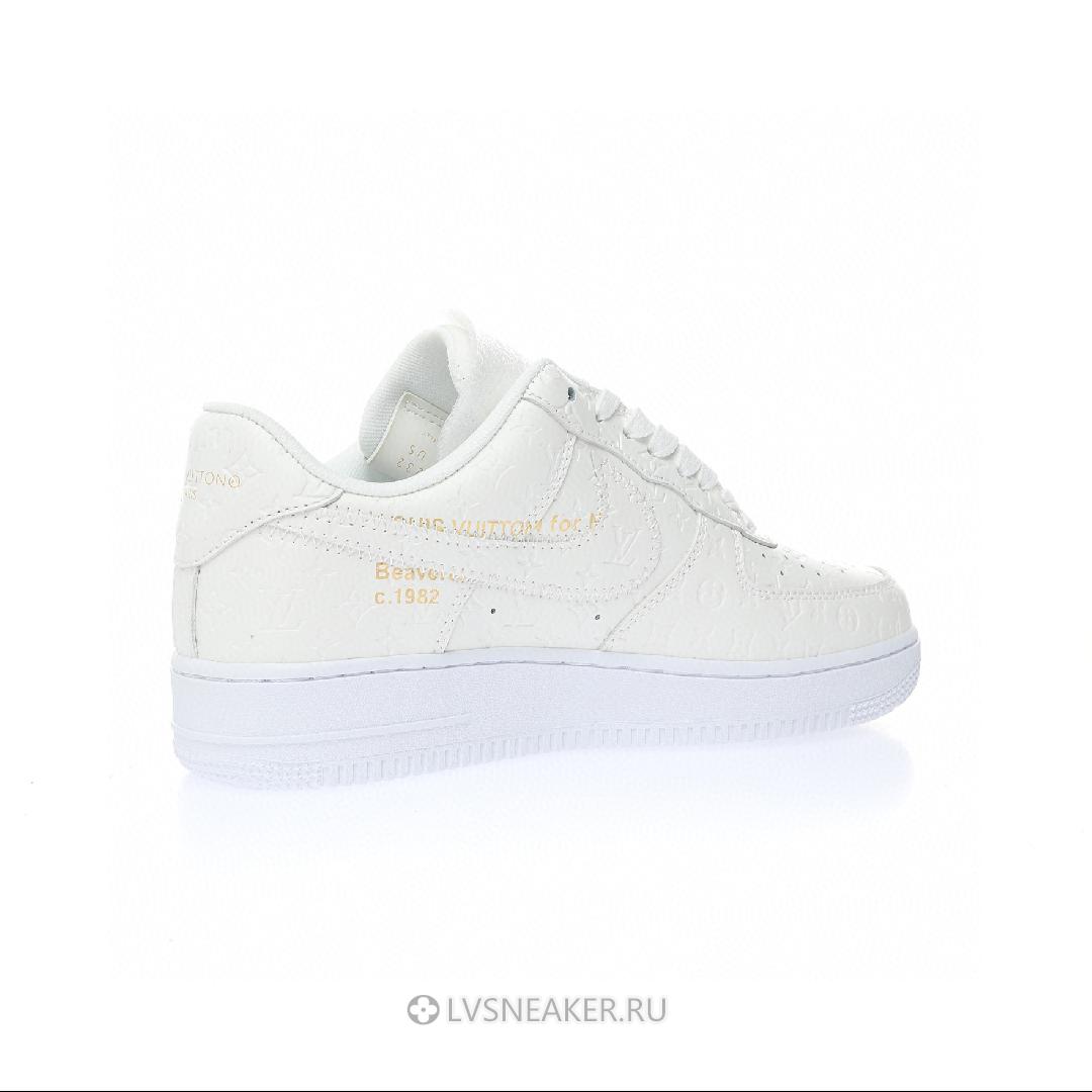 Louis Vuitton LV x Nike Air Force 1 Low "Triple White" 1A9V86 Sneakers
