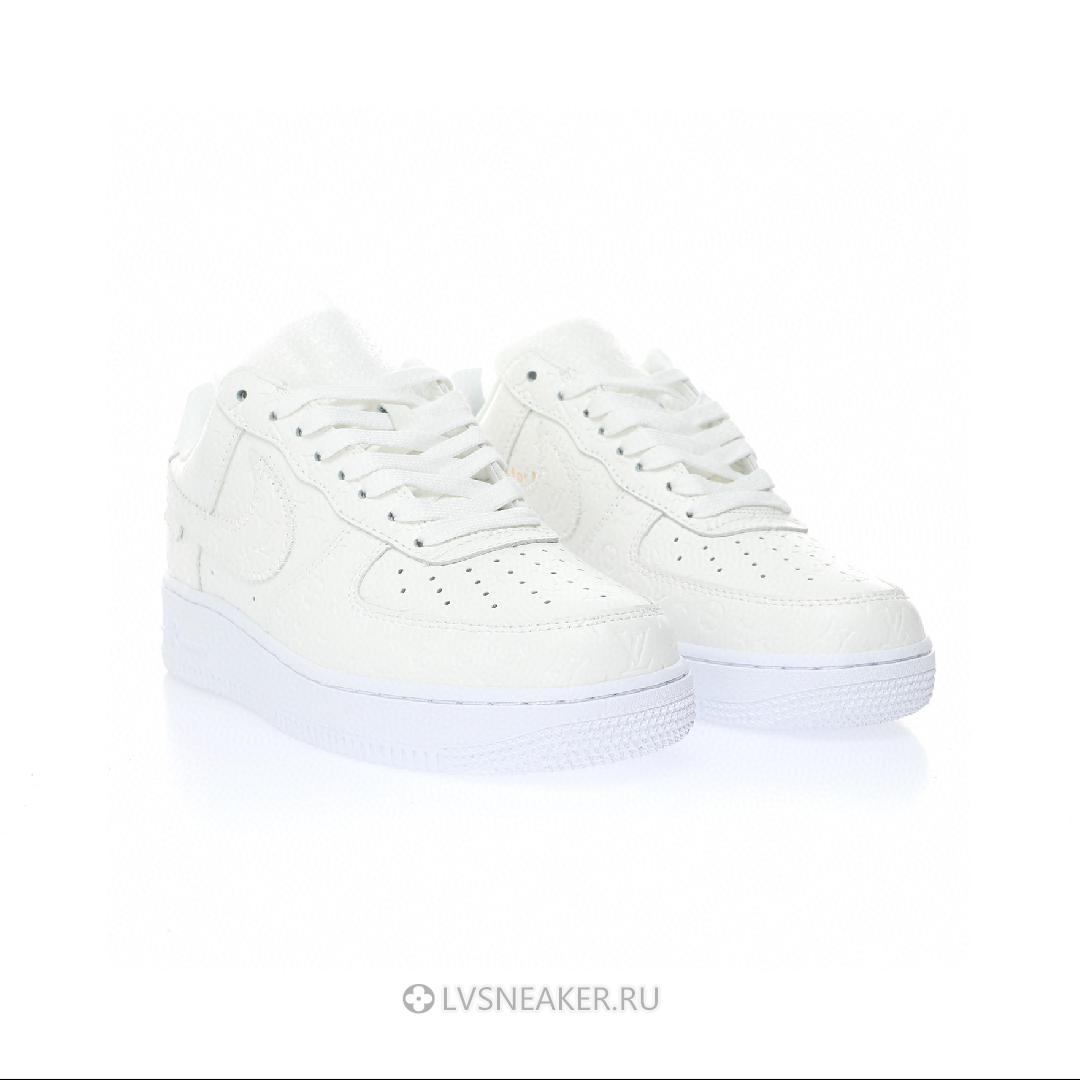 Louis Vuitton LV x Nike Air Force 1 Low "Triple White" 1A9V86 Sneakers