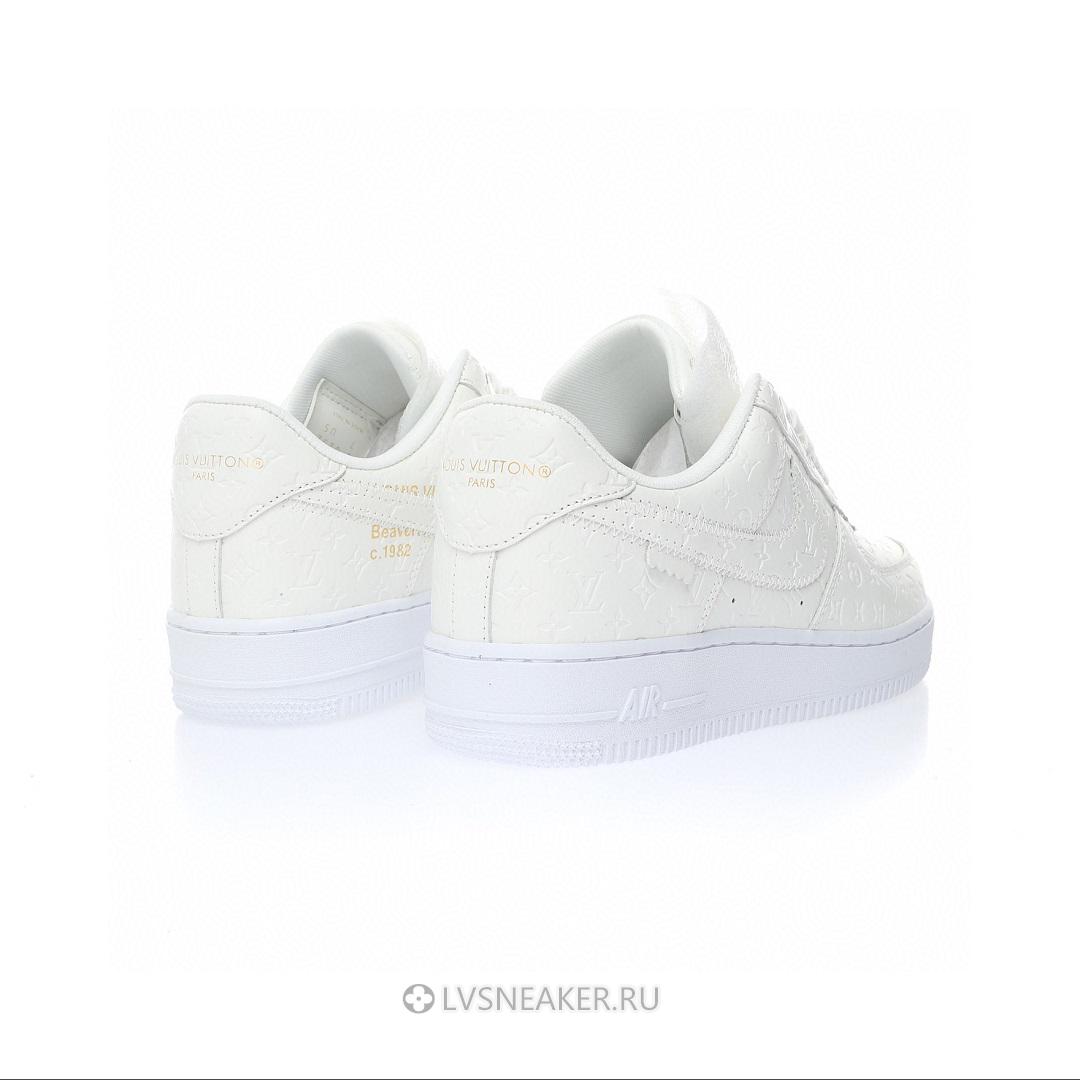 Louis Vuitton LV x Nike Air Force 1 Low "Triple White" 1A9V86 Sneakers