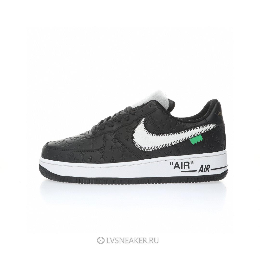 Louis Vuitton LV x Nike Air Force 1 Low "Black White" Friends & Family 1A9V-BK52 Sneakers