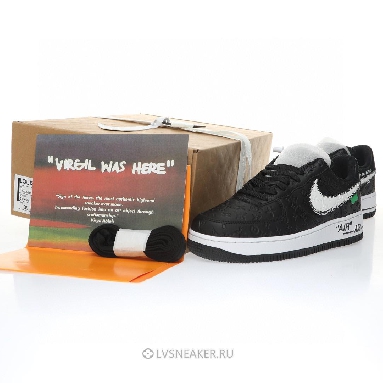 Louis Vuitton LV x Nike Air Force 1 Low "Black White" Friends & Family 1A9V-BK52 Sneakers