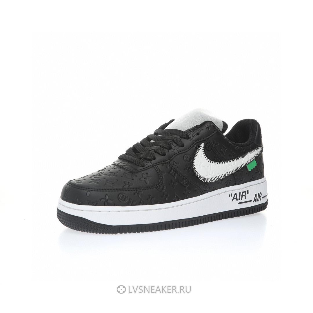 Louis Vuitton LV x Nike Air Force 1 Low "Black White" Friends & Family 1A9V-BK52 Sneakers