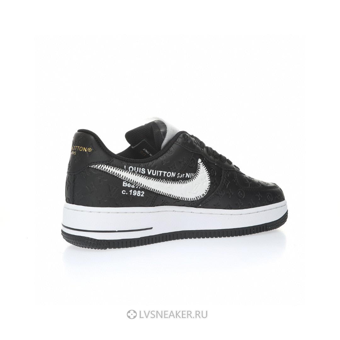 Louis Vuitton LV x Nike Air Force 1 Low "Black White" Friends & Family 1A9V-BK52 Sneakers