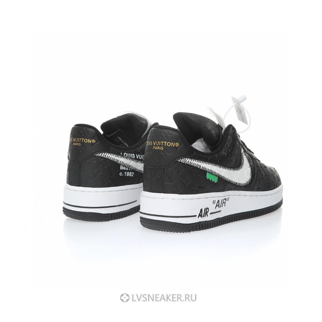 Louis Vuitton LV x Nike Air Force 1 Low "Black White" Friends & Family 1A9V-BK52 Sneakers