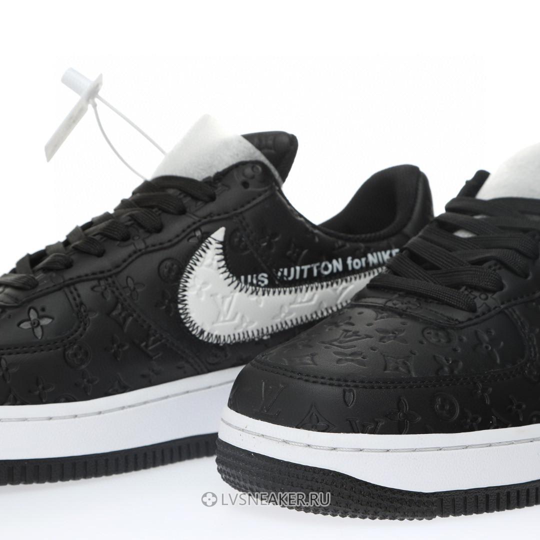 Louis Vuitton LV x Nike Air Force 1 Low "Black White" Friends & Family 1A9V-BK52 Sneakers