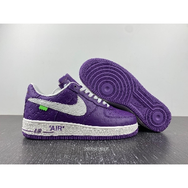 Louis Vuitton LV x Nike Air Force 1 Low "Purple White" Friends & Family 1A9V-PE53 Sneakers