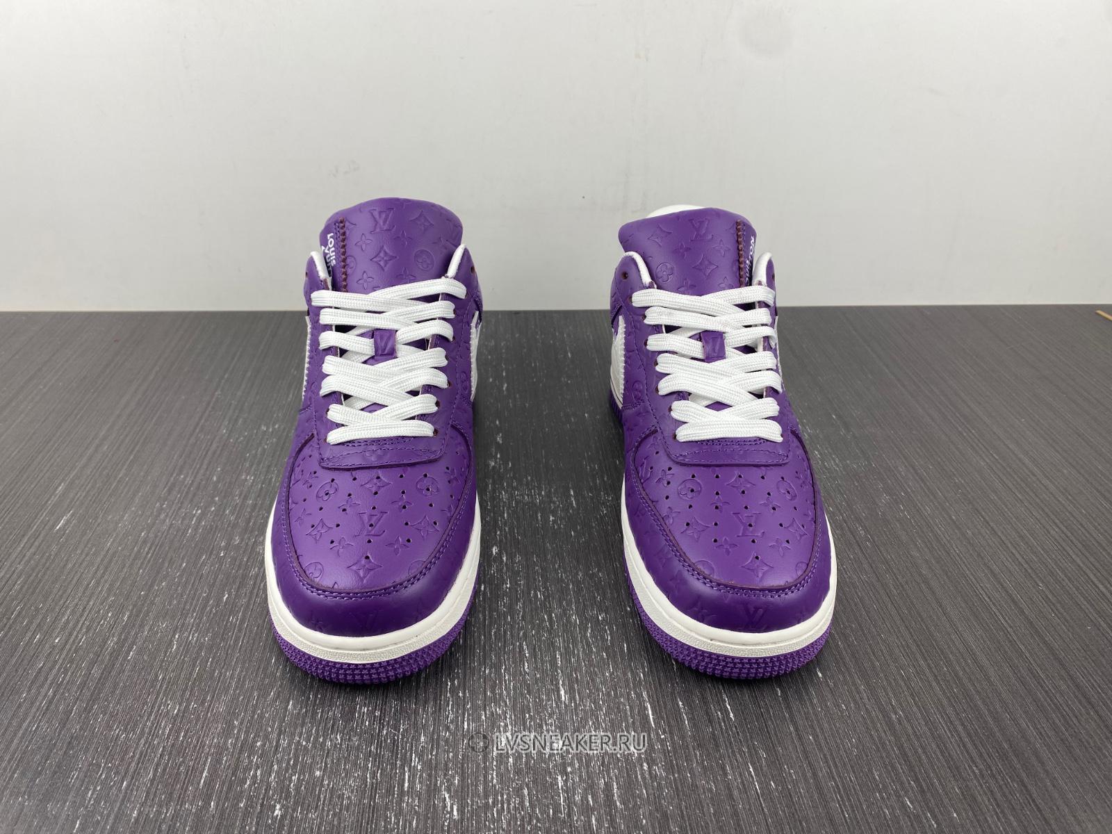 Louis Vuitton LV x Nike Air Force 1 Low "Purple White" Friends & Family 1A9V-PE53 Sneakers