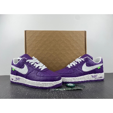 Louis Vuitton LV x Nike Air Force 1 Low "Purple White" Friends & Family 1A9V-PE53 Sneakers