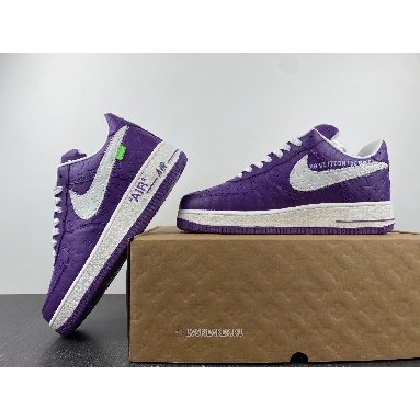 Louis Vuitton LV x Nike Air Force 1 Low "Purple White" Friends & Family 1A9V-PE53 Sneakers