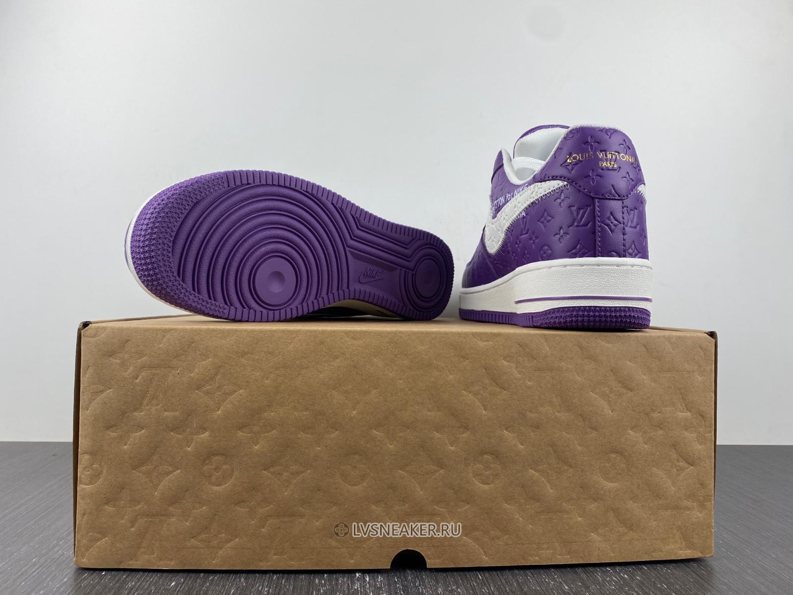 Louis Vuitton LV x Nike Air Force 1 Low "Purple White" Friends & Family 1A9V-PE53 Sneakers