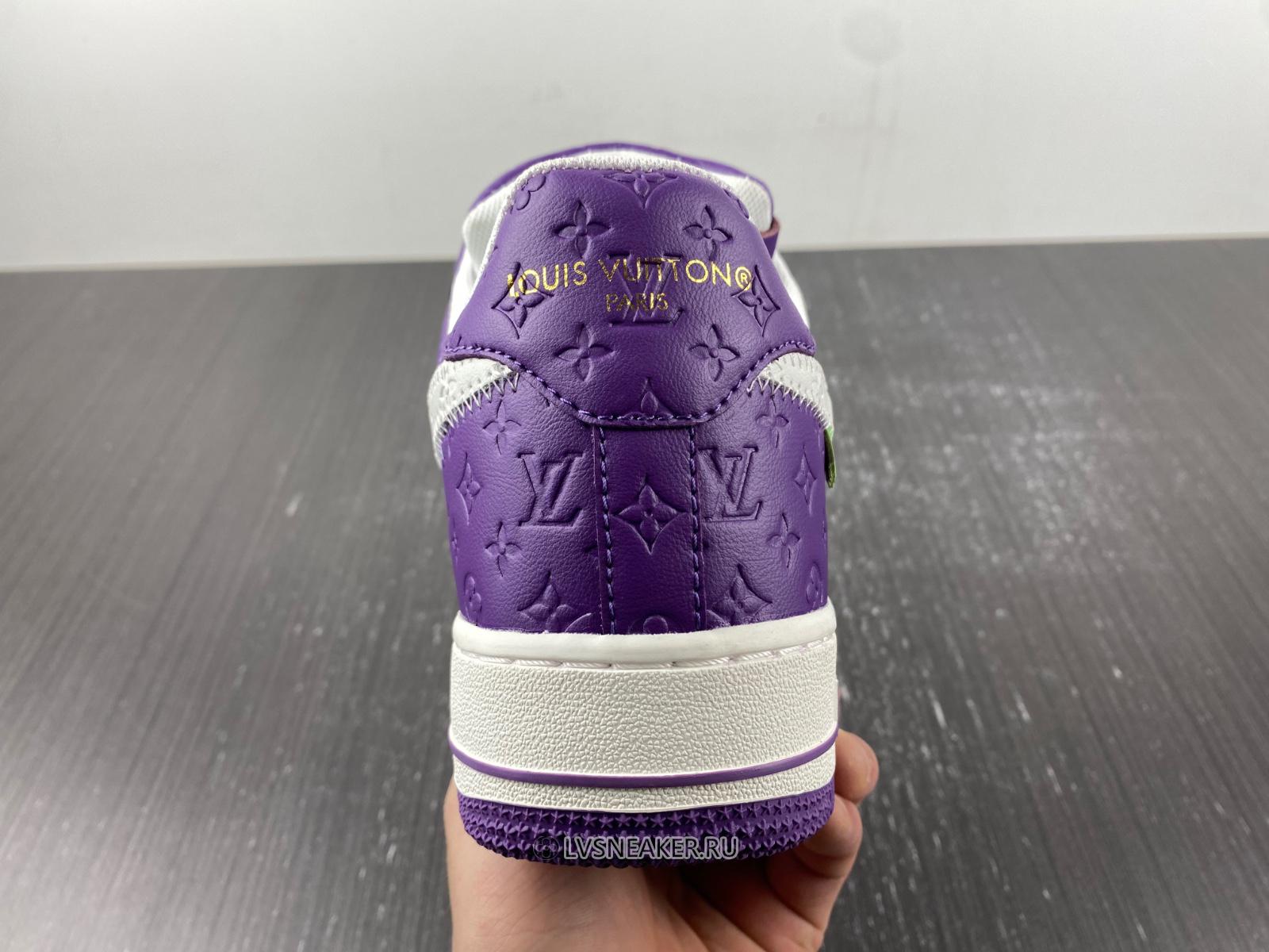 Louis Vuitton LV x Nike Air Force 1 Low "Purple White" Friends & Family 1A9V-PE53 Sneakers
