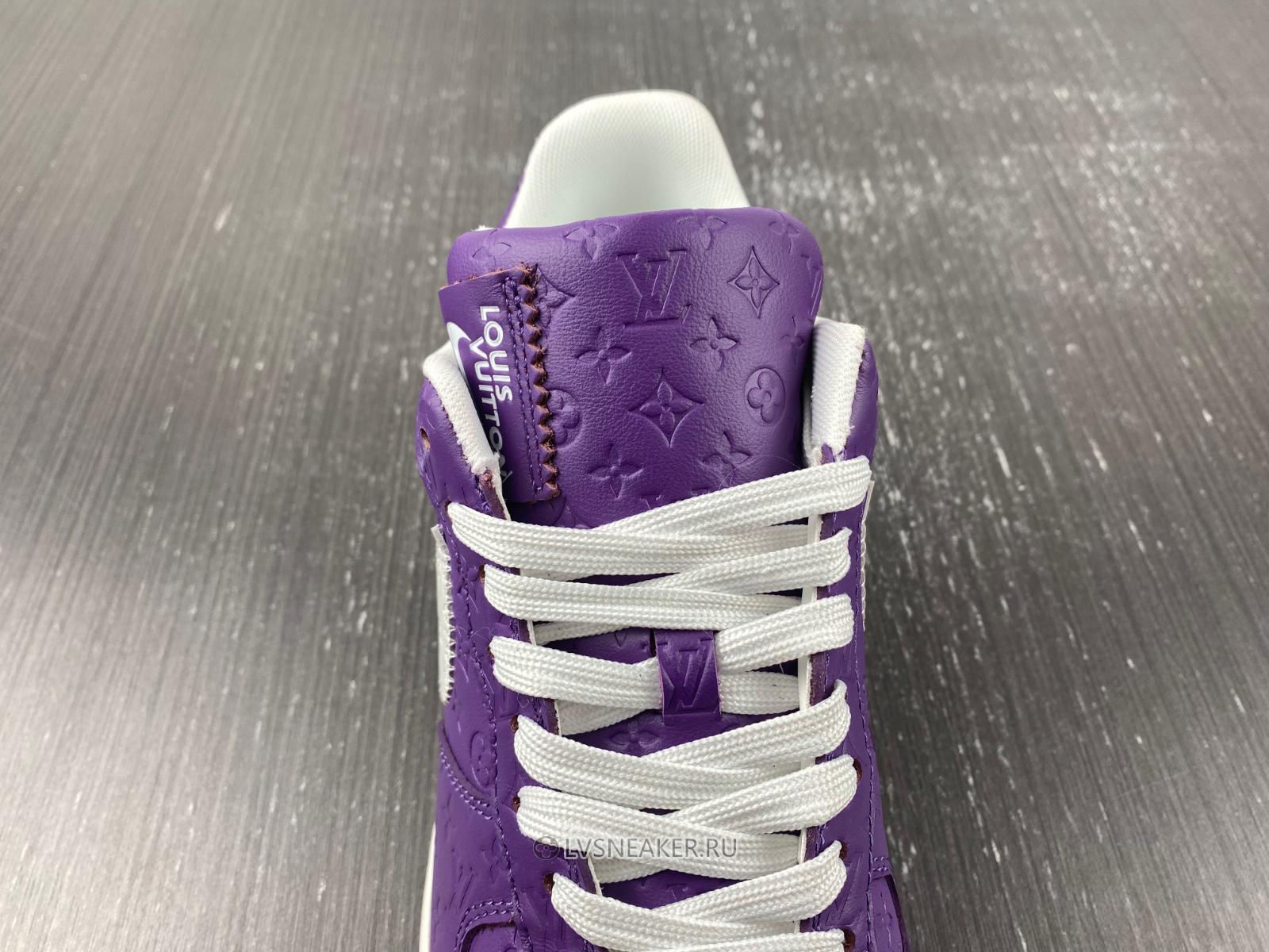 Louis Vuitton LV x Nike Air Force 1 Low "Purple White" Friends & Family 1A9V-PE53 Sneakers