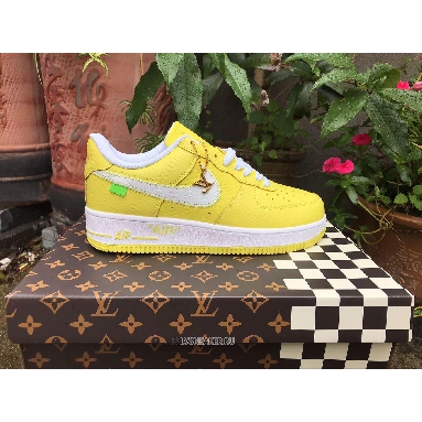 Louis Vuitton LV x Nike Air Force 1 Low "Yellow White" Friends & Family 1A9V-YW54 Sneakers