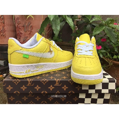 Louis Vuitton LV x Nike Air Force 1 Low "Yellow White" Friends & Family 1A9V-YW54 Sneakers