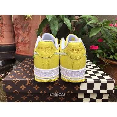 Louis Vuitton LV x Nike Air Force 1 Low "Yellow White" Friends & Family 1A9V-YW54 Sneakers