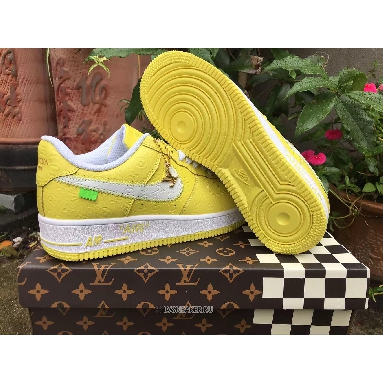 Louis Vuitton LV x Nike Air Force 1 Low "Yellow White" Friends & Family 1A9V-YW54 Sneakers
