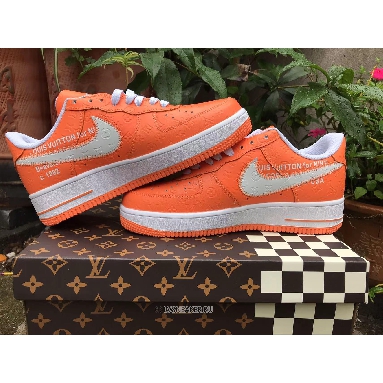 Louis Vuitton LV x Nike Air Force 1 Low "Orange White" Friends & Family 1A9V-OE55 Sneakers