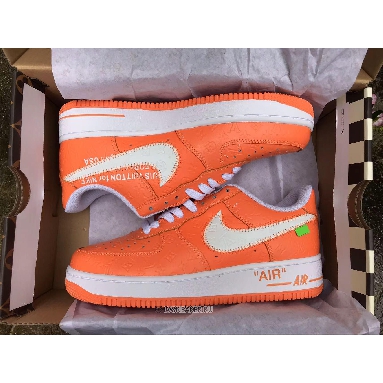 Louis Vuitton LV x Nike Air Force 1 Low "Orange White" Friends & Family 1A9V-OE55 Sneakers