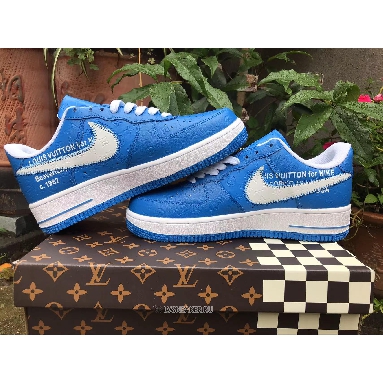 Louis Vuitton LV x Nike Air Force 1 Low "Blue White" Friends & Family 1A9V-BE56 Sneakers
