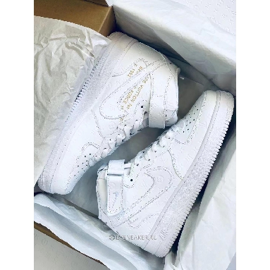 Louis Vuitton LV x Nike Air Force 1 Mid "Triple White" 1A9V90 Sneakers