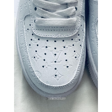 Louis Vuitton LV x Nike Air Force 1 Mid "Triple White" 1A9V90 Sneakers