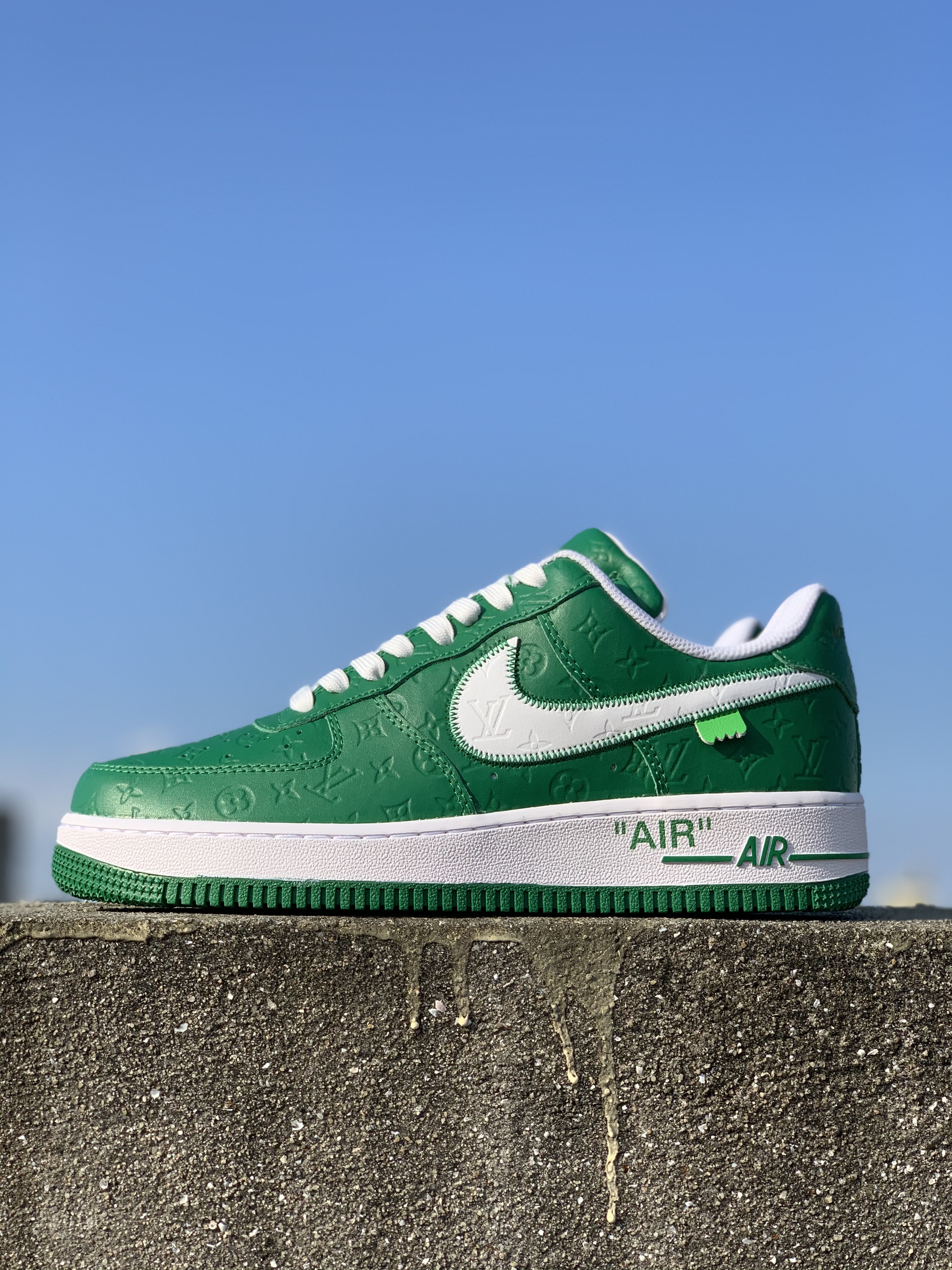 Louis Vuitton LV x Nike Air Force 1 Low "Green" Friends & Family MS1211-GREEN Sneakers