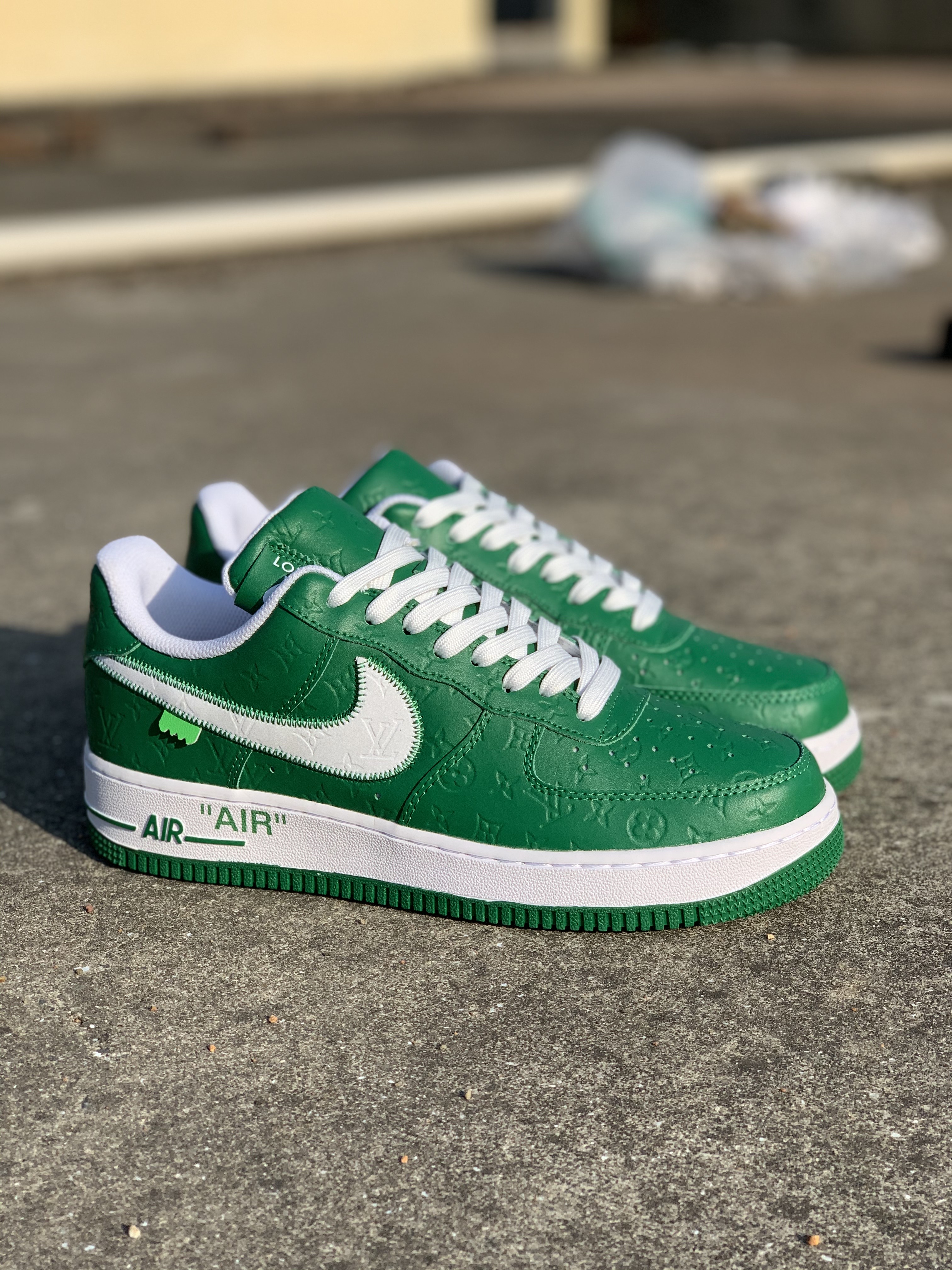 Louis Vuitton LV x Nike Air Force 1 Low "Green" Friends & Family MS1211-GREEN Sneakers