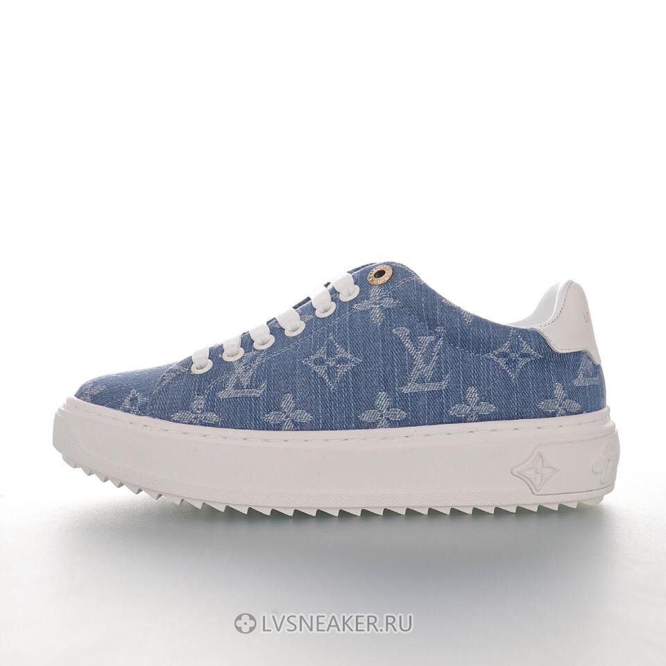 Louis Vuitton LV Time Out "Denim Blue" 1A7RB0 Sneakers