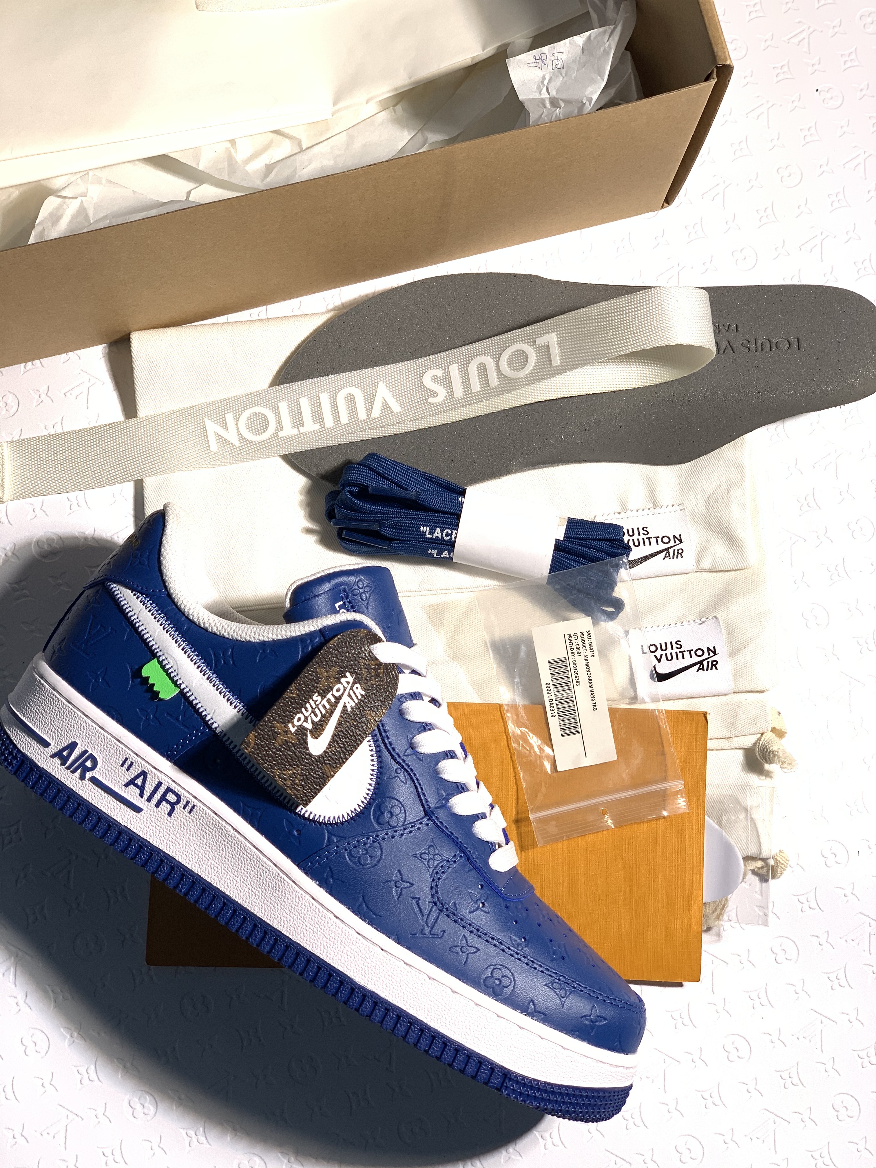 Louis Vuitton LV x Nike Air Force 1 Low "Team Royal" Friends & Family MS1211-ROYAL Sneakers
