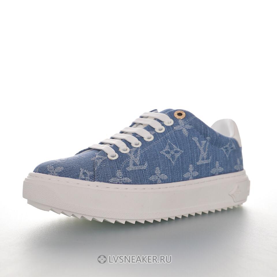 Louis Vuitton LV Time Out "Denim Blue" 1A7RB0 Sneakers
