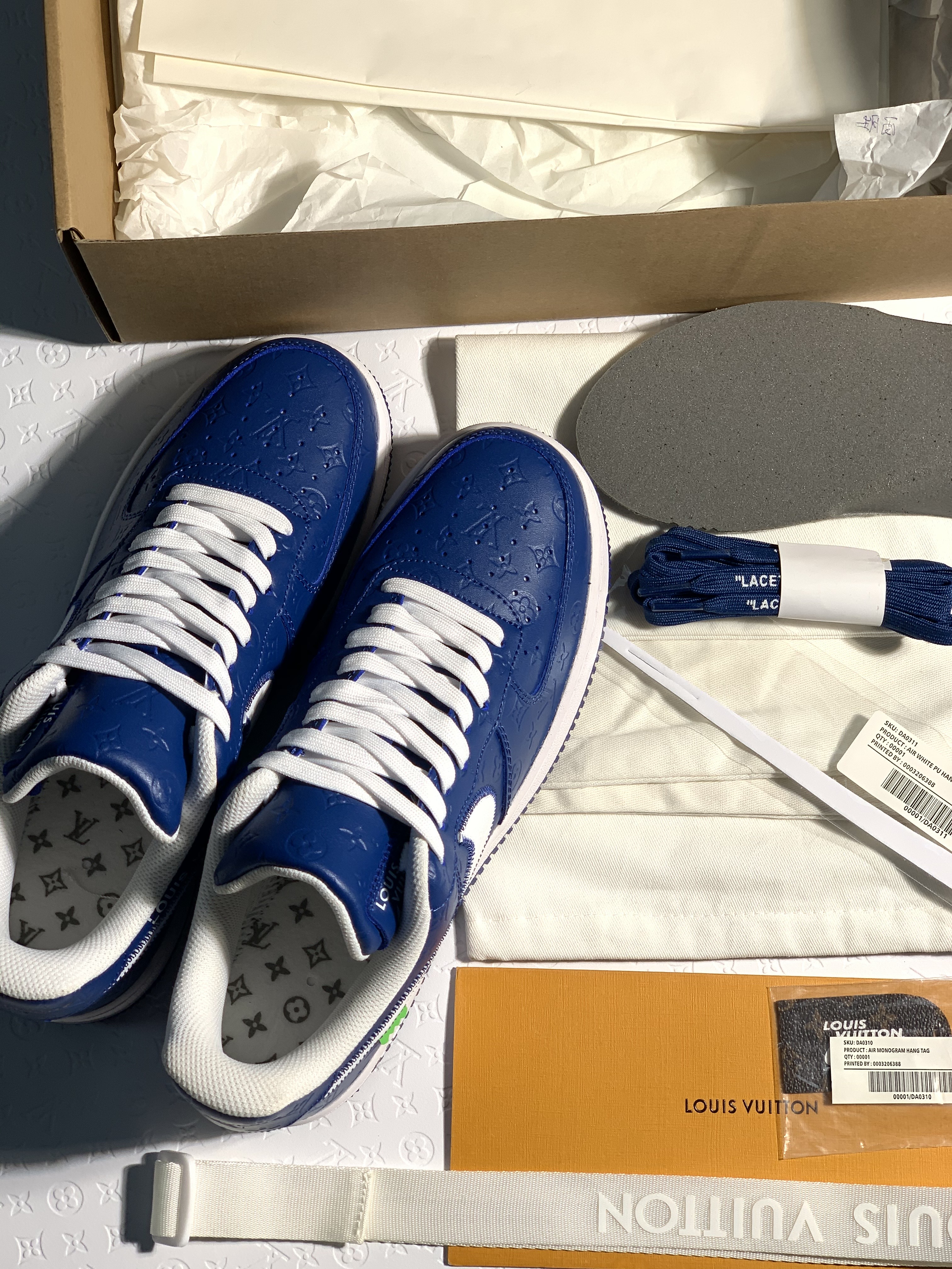 Louis Vuitton LV x Nike Air Force 1 Low "Team Royal" Friends & Family MS1211-ROYAL Sneakers