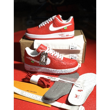 Louis Vuitton LV x Nike Air Force 1 Low "Red" Friends & Family MS1211-RED Sneakers