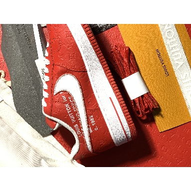Louis Vuitton LV x Nike Air Force 1 Low "Red" Friends & Family MS1211-RED Sneakers