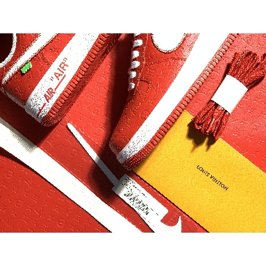 Louis Vuitton LV x Nike Air Force 1 Low "Red" Friends & Family MS1211-RED Sneakers