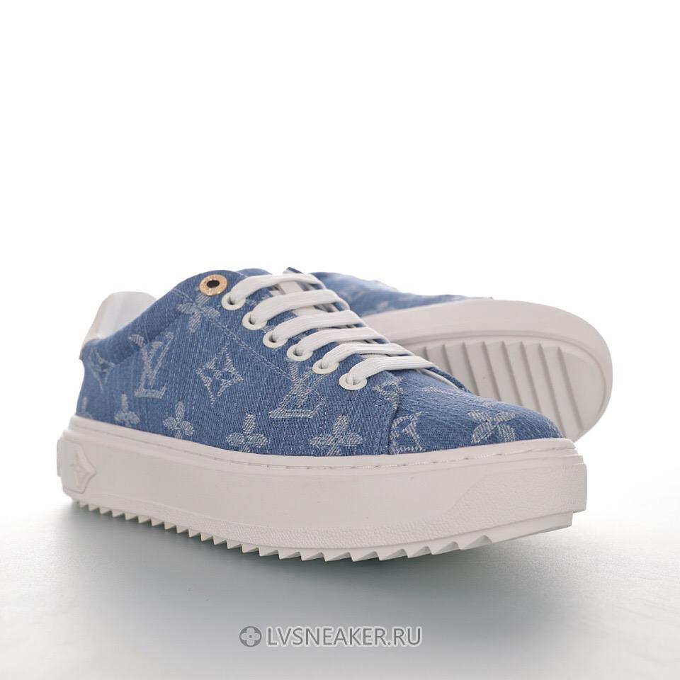 Louis Vuitton LV Time Out "Denim Blue" 1A7RB0 Sneakers