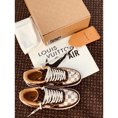 Louis Vuitton x Nike Air Force 1 Low "Monogram Damier" Pilot Case LV-x-AF1-MONOGRAM-DAMIER Sneakers